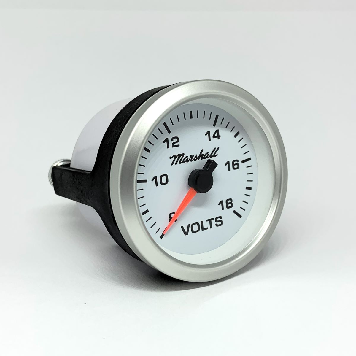 SCX Full Sweep Electric Volts Gauge, White Dial