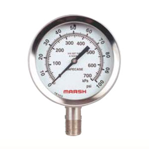 Precision Service - Elite 100mm  Marsh Pressure Gauges from MARSH