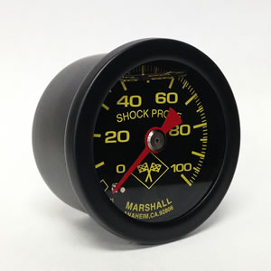 Marshall MNB00100.  1.5" Direct Mount Fuel/Oil/Air/Water Pressure Gauge, Liquid Filled, 1/8" NPT Center Back Connection
